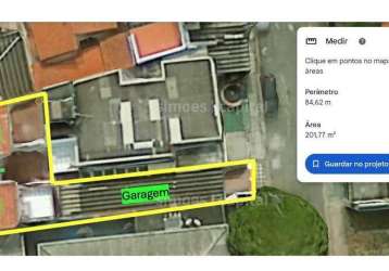 Terreno com 2 sobrados alugados à venda, cada sobrado tem 190 m² por r$ 1.200.000 - vila leopoldina - são paulo/sp