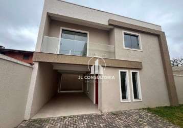 Sobrado com 3 dormitórios à venda, 141 m² por r$ 810.000,00 - jardim das américas - curitiba/pr