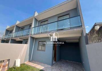 Sobrado à venda, 75 m² por r$ 320.000,00 - campo de santana - curitiba/pr