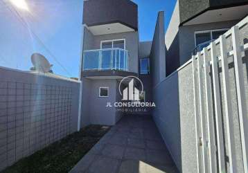 Sobrado à venda, 81 m² por r$ 399.000,00 - sítio cercado - curitiba/pr