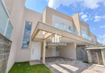 Sobrado com 3 dormitórios à venda, 162 m² por r$ 1.233.100,00 - são braz - curitiba/pr