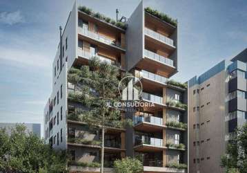 Apartamento garden com 4 dormitórios à venda, 137 m² por r$ 1.900.560,00 - ahú - curitiba/pr