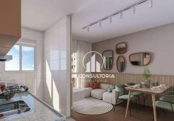 Apartamento com 2 dormitórios à venda, 36 m² por r$ 303.990,00 - capão raso - curitiba/pr