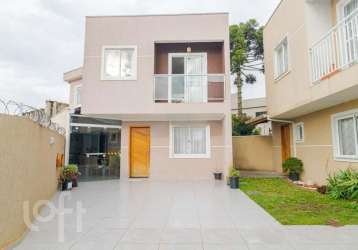 Casa com 2 quartos à venda na rua guiroku gastão ayabe, 176, uberaba, curitiba, 94 m2 por r$ 549.000