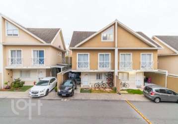 Casa em condomínio fechado com 3 quartos à venda na rua pedro wieler, 1201, xaxim, curitiba, 128 m2 por r$ 670.000