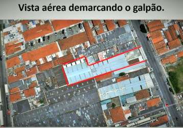 Galpão p/ locação, no belenzinho, c/900 m² t: 1.300 m². oportunidade!!