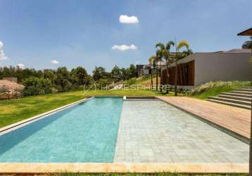 Condomínio terras de são josé i. casa à venda, recém construída, 610 m², 5 suítes, piscina, sauna, área gourmet equipada, energia solar e 8 vagas