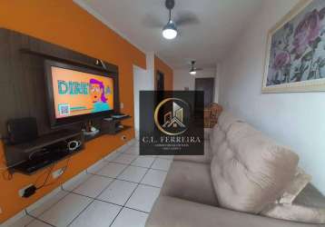 Apartamento com 1 dormitório à venda, 58 m² por r$ 280.000,00 - vila guilhermina - praia grande/sp