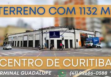 Terreno de 1132m no centro de curitiba