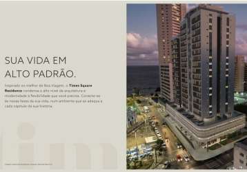 Apartamento 1 quarto na pracinha de boa viagem - times square