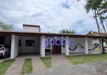 Casa com 4 dormitórios à venda, 380 m² por r$ 3.200.000,00 - tenório - ubatuba/sp