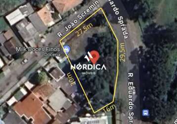 Terreno com 580m² à venda na rua eduardo sprada