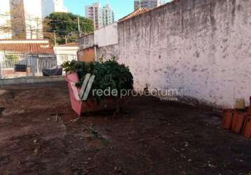 Terreno comercial à venda na rua delfino cintra, 576, botafogo, campinas por r$ 640.000