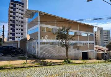 Prédio com 1 sala para alugar na rua allan kardec, 75, jardim proença, campinas, 462 m2 por r$ 10.000