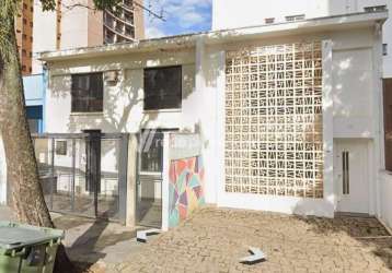 Casa comercial com 4 salas à venda na rua doutor diogo prado, 77, cambuí, campinas, 89 m2 por r$ 1.200.000