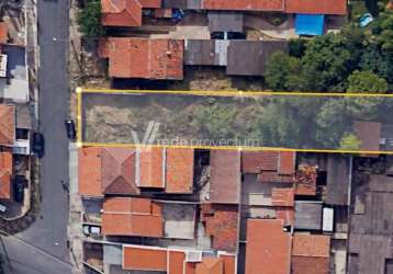 Terreno comercial à venda na rua silva pontes, 265, vila marieta, campinas por r$ 537.000