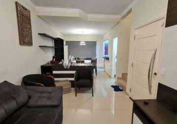 Casa em condomínio fechado com 3 quartos à venda na rua das camélias, 728, chácara primavera, campinas, 134 m2 por r$ 910.000