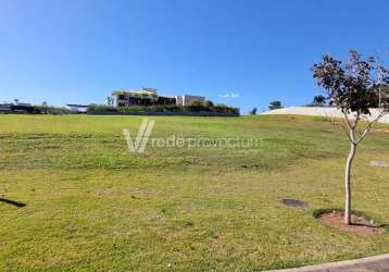 Terreno em condomínio fechado à venda na rua josé wilker, s/n°, loteamento residencial pedra alta (sousas), campinas por r$ 950.000