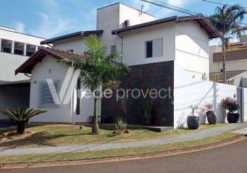 Casa em condomínio fechado com 3 quartos à venda na avenida aristóteles costa, 1047, condomínio alto da boa vista, paulínia, 402 m2 por r$ 1.250.000