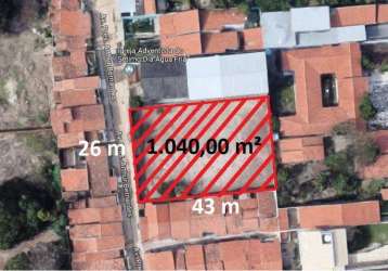 Terreno à venda, 1040 m² por r$ 250.000,00 - sapiranga - fortaleza/ce