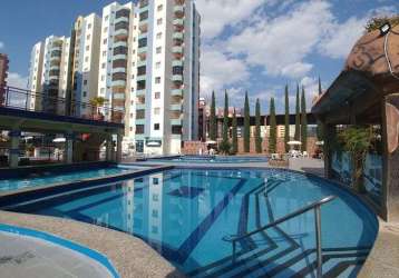 Apartamento com 03 quartos residencial millennium em caldas novas go