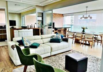 Apartamento mobiliado à venda em santa teresinha | 139 m² privativos | 3 suítes | varanda gourmet