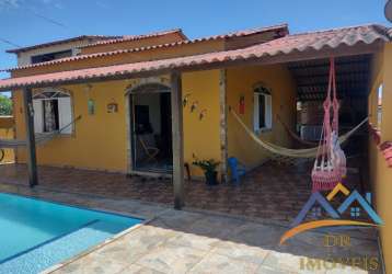 Dr excelente casa 2 quartos 1 suíte , piscina- unamar cabo frio/rj