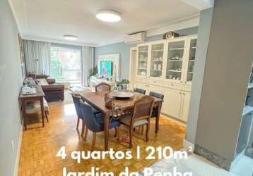 Apartamento 4 quartos com 210m2 em jardim da penha