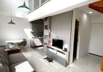 Apartamento loft duplex mobiliado