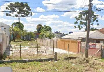 Terreno no bairro cajuru - curitiba-pr com 561m² para vender por r$ 637.500