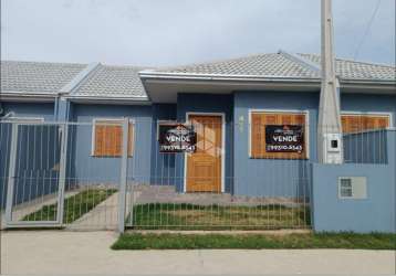 Casa térrea com laje em construção 2 dormitórios/quartos, 2 vagas, são joão