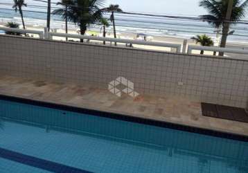 Ap frente ao mar 2 dorm. com suite  mobiliado, varanda gourmet e piscina - praia grande