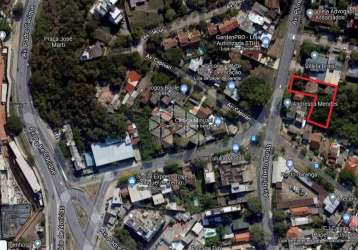 Terreno de 1156m² no bairro cristal