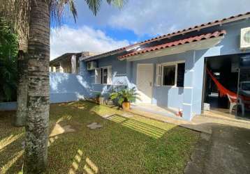 Casa com piscina e dois dormitórios no bairro aliança