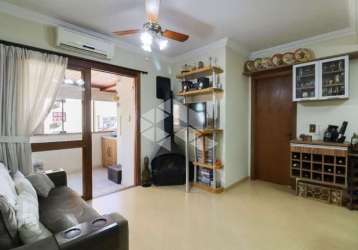 Apartamento mobiliado 2 dormitórios + 01 dependência, c/suíte, 02 vagas - petrópolis