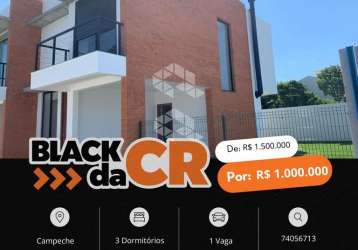 Casa com 3 dormitórios, com 149m², de r$1.500.000,00 por r$ 1.100.000,00, campeche - florianópolis - sc