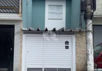 Sobrado geminado à venda,  vila do castelo - vila joaniza - zona sul, 80 m² de área útil, 2 dormitórios, garagem fechada com 1 vaga para autos