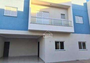 Sobrado com 3 dormitórios à venda, 123 m² por r$ 400.000 - alto do ipiranga - ribeirão preto/sp