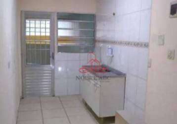 Casa com 1 dormitório para alugar, 50 m² por r$ 1.546,00/mês - vila assunção - santo andré/sp