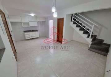 Sobrado com 2 dormitórios para alugar, 65 m² por r$ 2.245,00 - vila pires - santo andré/sp