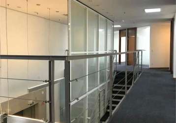 Excelente conjunto comercial pé direito duplo unificada com 1.085,86m² no brooklin