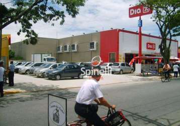 Galpão com área de estacionamento alugado para supermercado  por r$ 40 mil /mês por 10 anos  à venda, por r$ 7.000.000 - centro - cruzeiro/sp