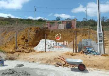 Terreno com construção iniciada 160 m² por r$ 145.000 - portal da mantiqueira - cruzeiro/sp