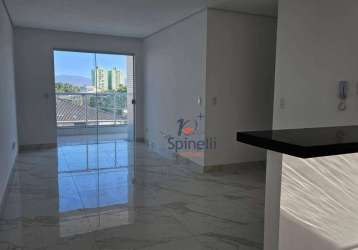 Apartamento no litoral com 2 dormitórios à venda, 76 m² por r$ 650.000 - indaiá - caraguatatuba/sp