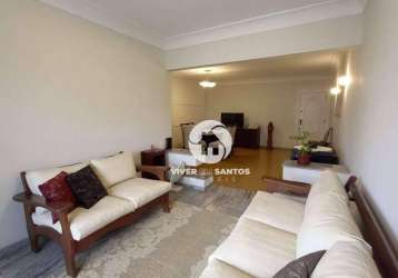 Apartamento à venda, 140 m² por r$ 980.000,00 - josé menino - santos/sp