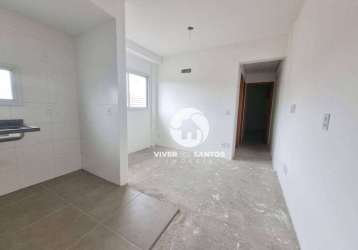 Apartamento com 1 dormitório à venda, 31 m² por r$ 270.000,00 - estuário - santos/sp