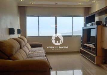 Apartamento com 1 dormitório à venda, 56 m² por r$ 390.000,00 - ilha porchat - são vicente/sp