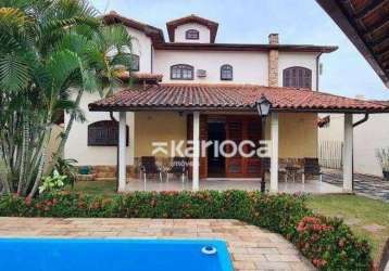 Casa com 4 dormitórios à venda, 303 m² por r$ 1.400.000,00 - montese - resende/rj