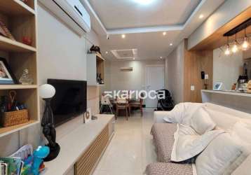 Apartamento com 2 dormitórios à venda, 69 m² por r$ 830.000,00 - avenida vice presidente josé alencar, nº 1400 - cidade jardim - rio de janeiro/rj