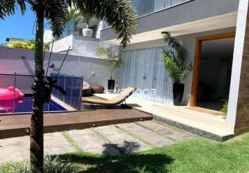 Casa com 3 dormitórios à venda, 370 m² por r$ 2.690.000,00 - recreio dos bandeirantes - rio de janeiro/rj